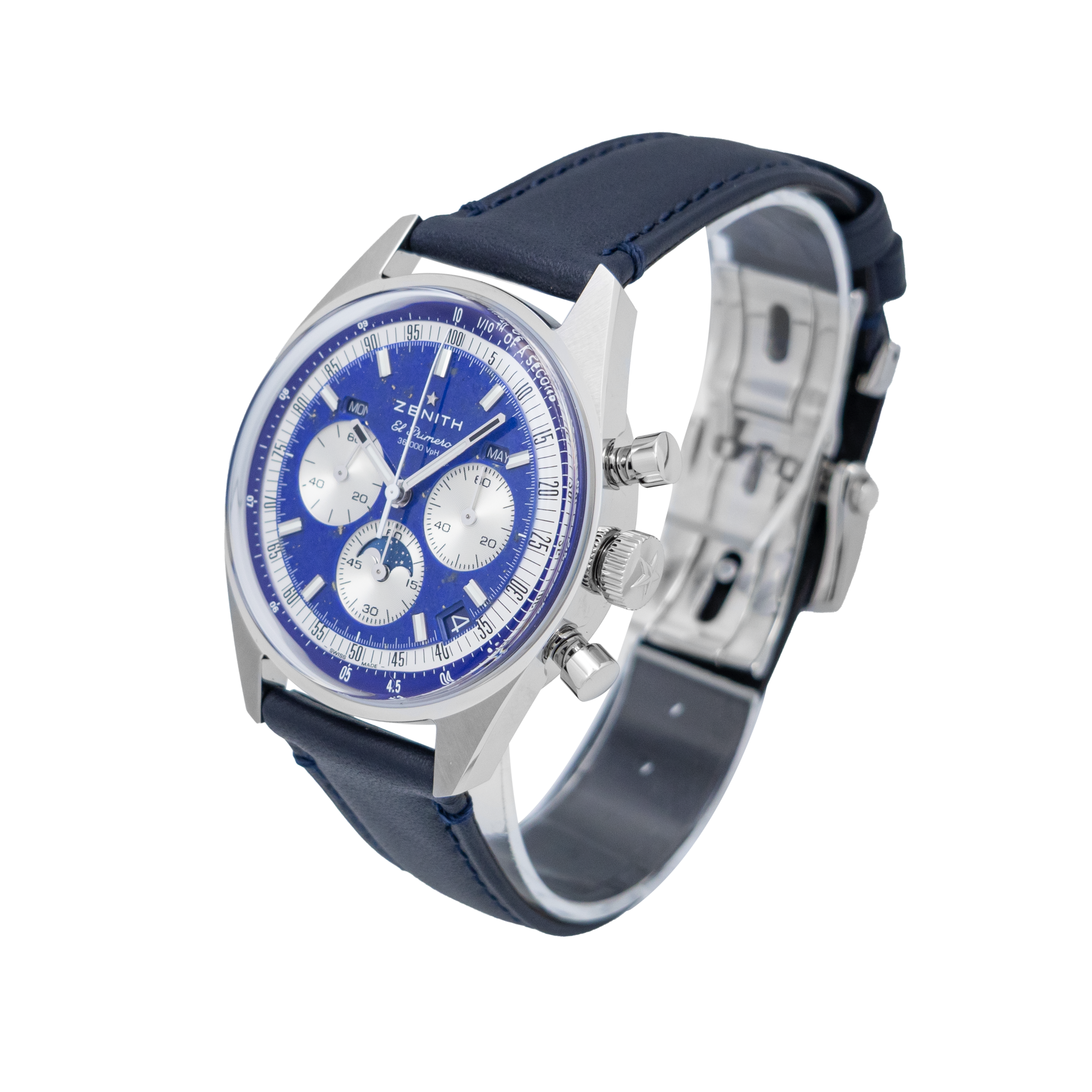 Zenith 03.3400.3610/51.C910 Chronomaster Original Triple Calendar Lapis Lazuli - Full Set 2025 