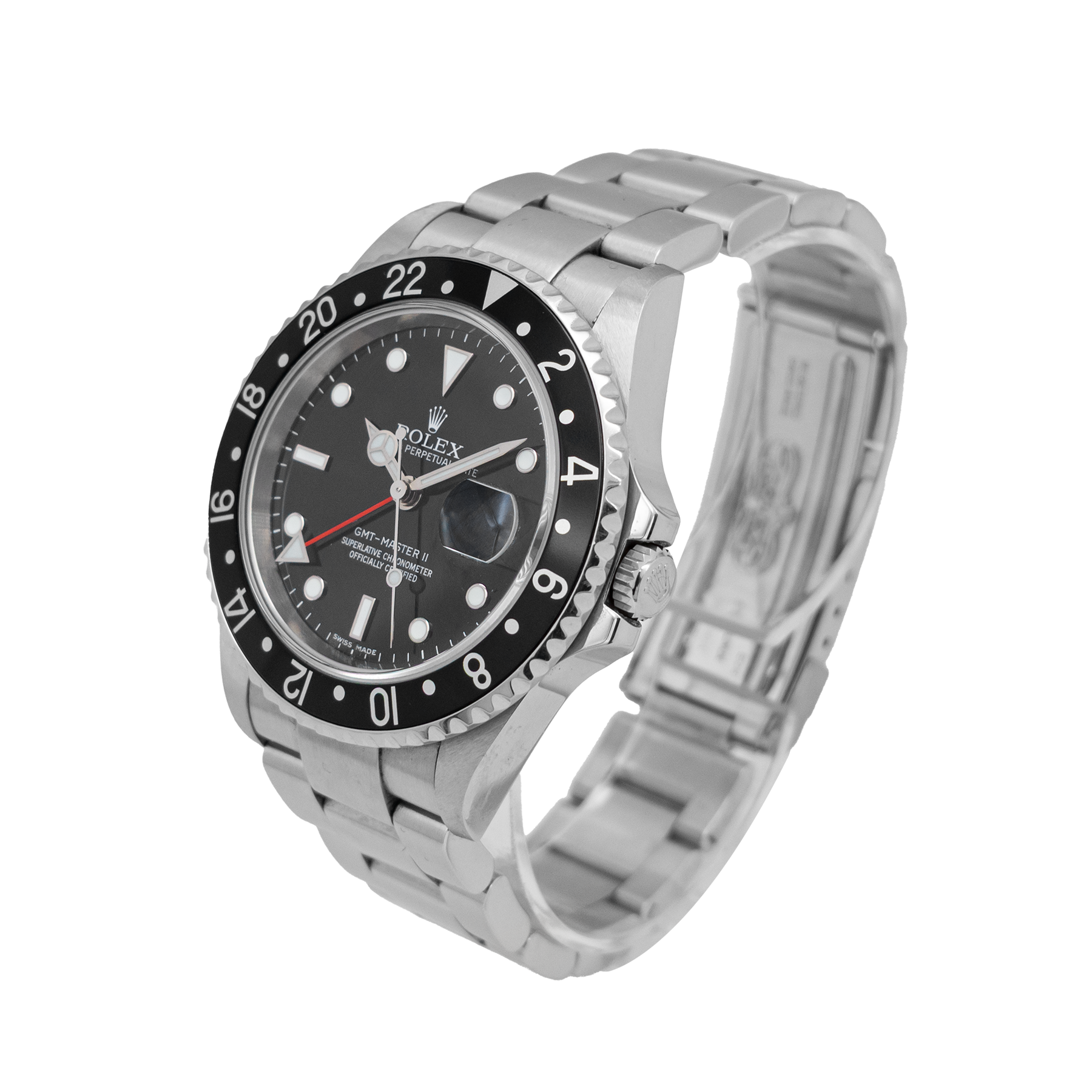 Rolex GMT Master II - 16710 rare stick error Dial - 3186 movement - 2008 Full Set 