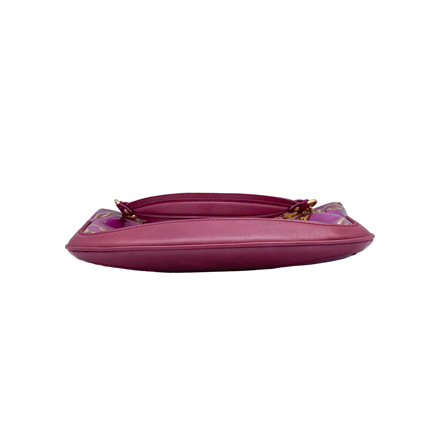 Louis Vuitton Monogram Charm Pochette Accessories in Fuscia Vinyl 