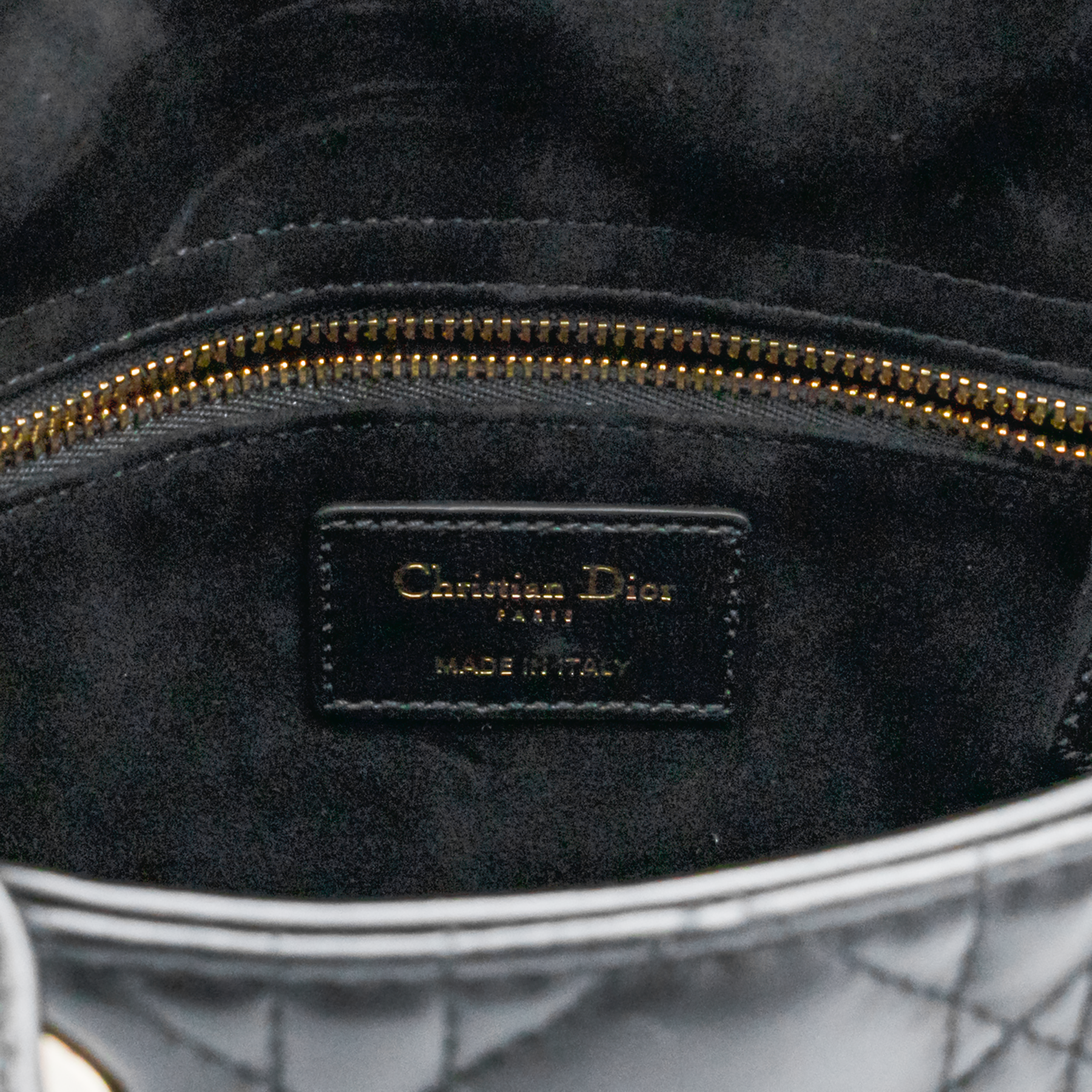 Christian Dior Small Lady Dior in Black Cannage Lambskin 