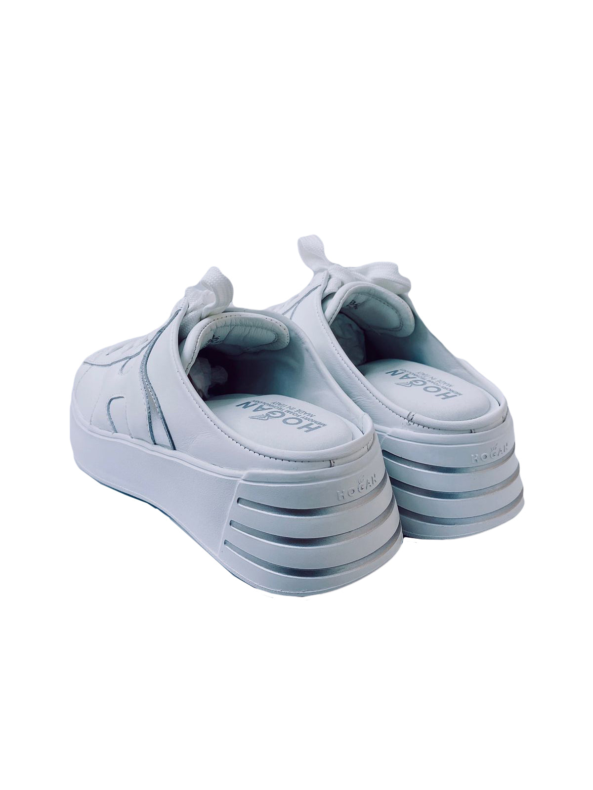 HOGAN WHITE PANELLED SLIP ON SNEAKERS 36.5 My Store
