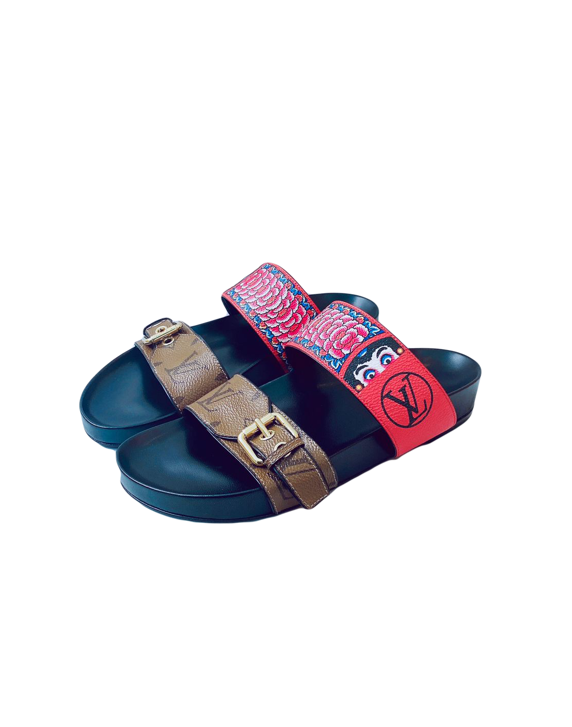 Louis Vuitton BOM DIA FLAT COMFORT MULE 36.5 My Store