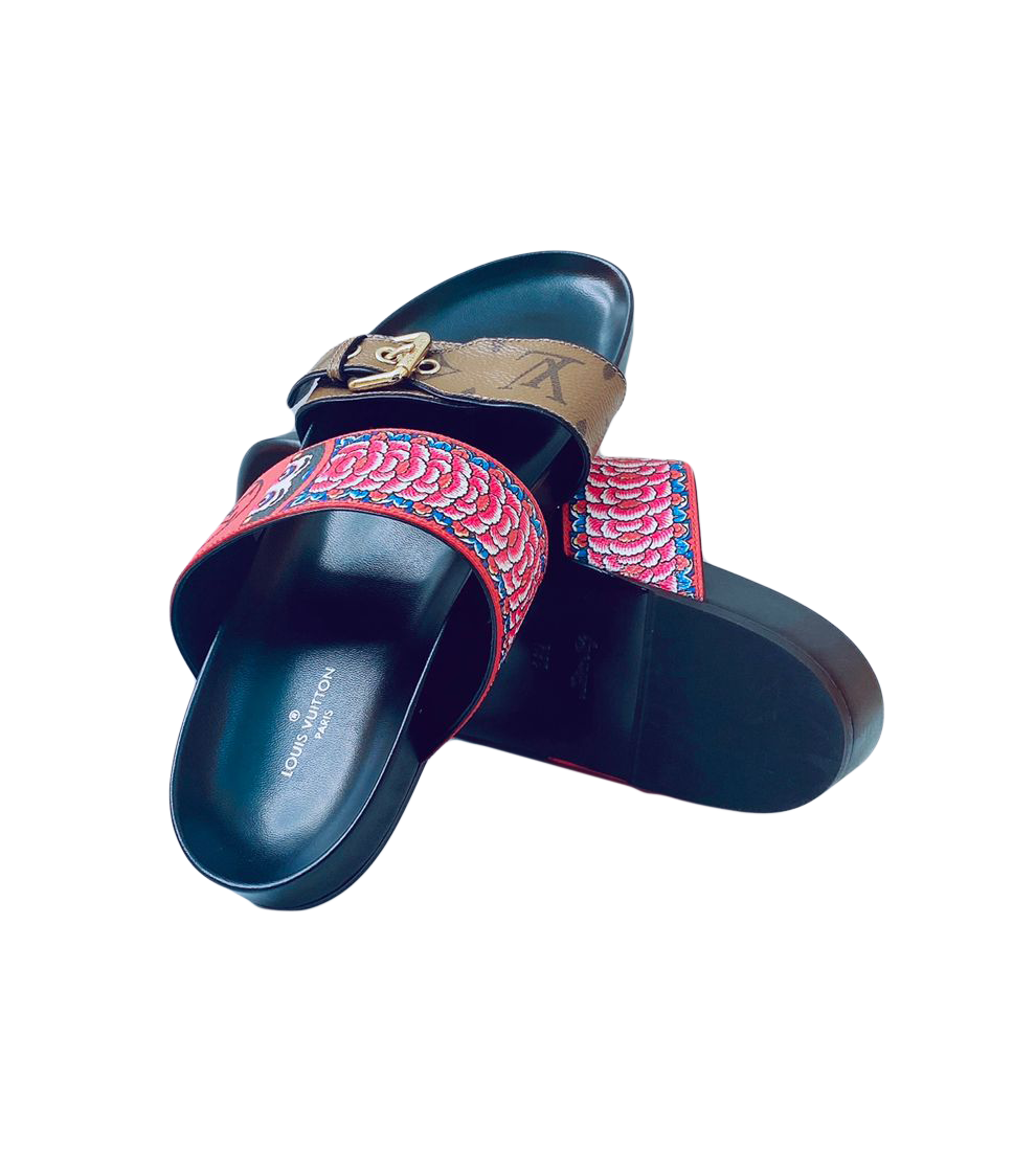 Louis Vuitton BOM DIA FLAT COMFORT MULE 36.5 My Store