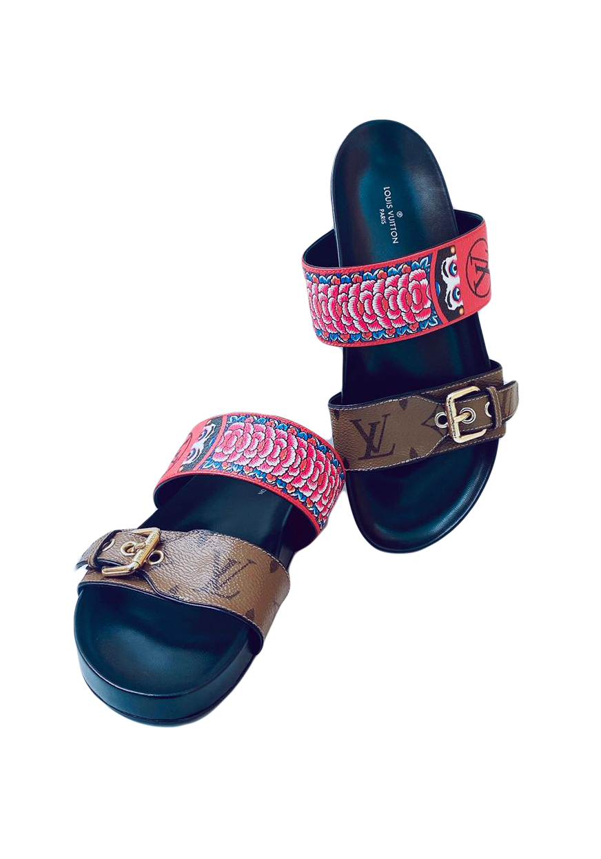 Louis Vuitton BOM DIA FLAT COMFORT MULE 36.5 My Store