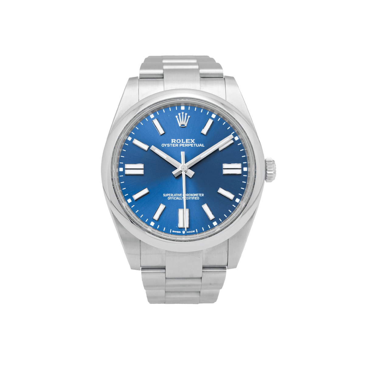 Rolex 124300 41mm Oyster Perpetual Dark Blue Dial - 2021 