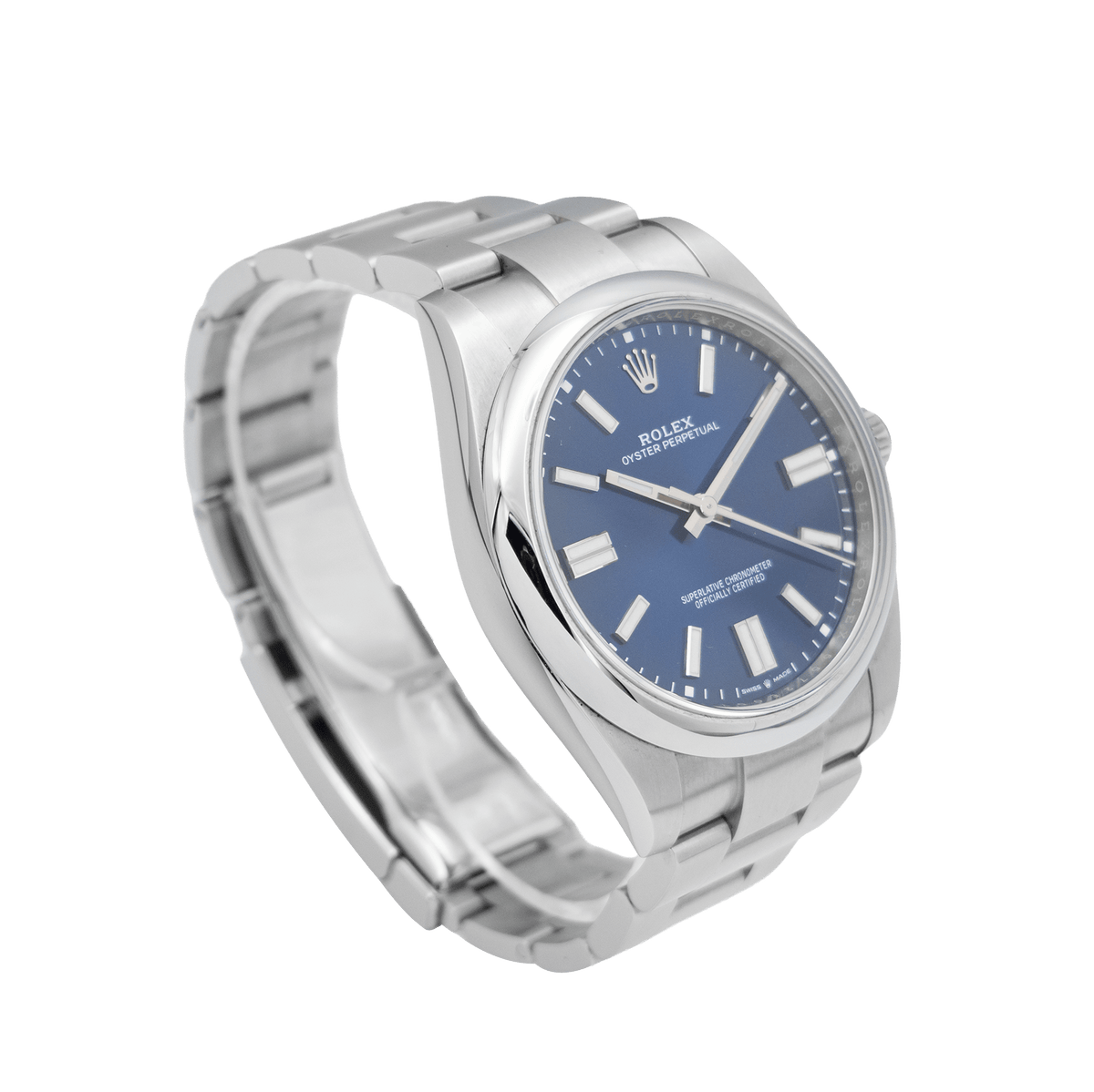 Rolex 124300 41mm Oyster Perpetual Dark Blue Dial - 2021 