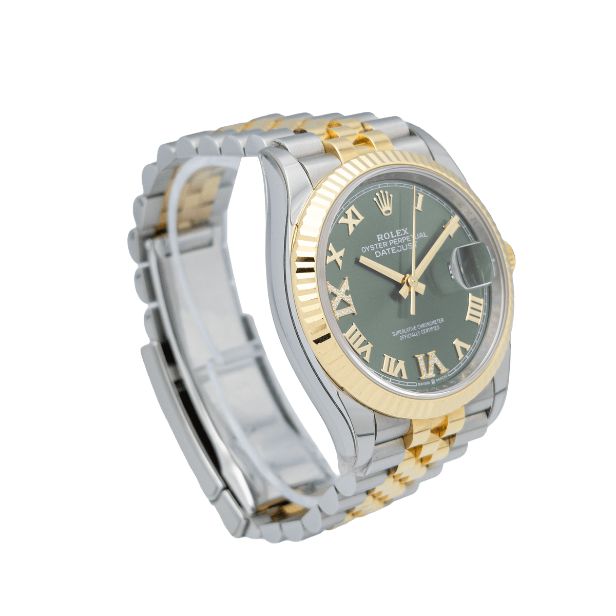 Rolex 126233 36mm Datejust Olive Green Dial - 2025 