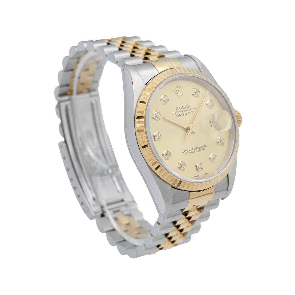 Rolex 16233 36mm Datejust Champagne Dial 
